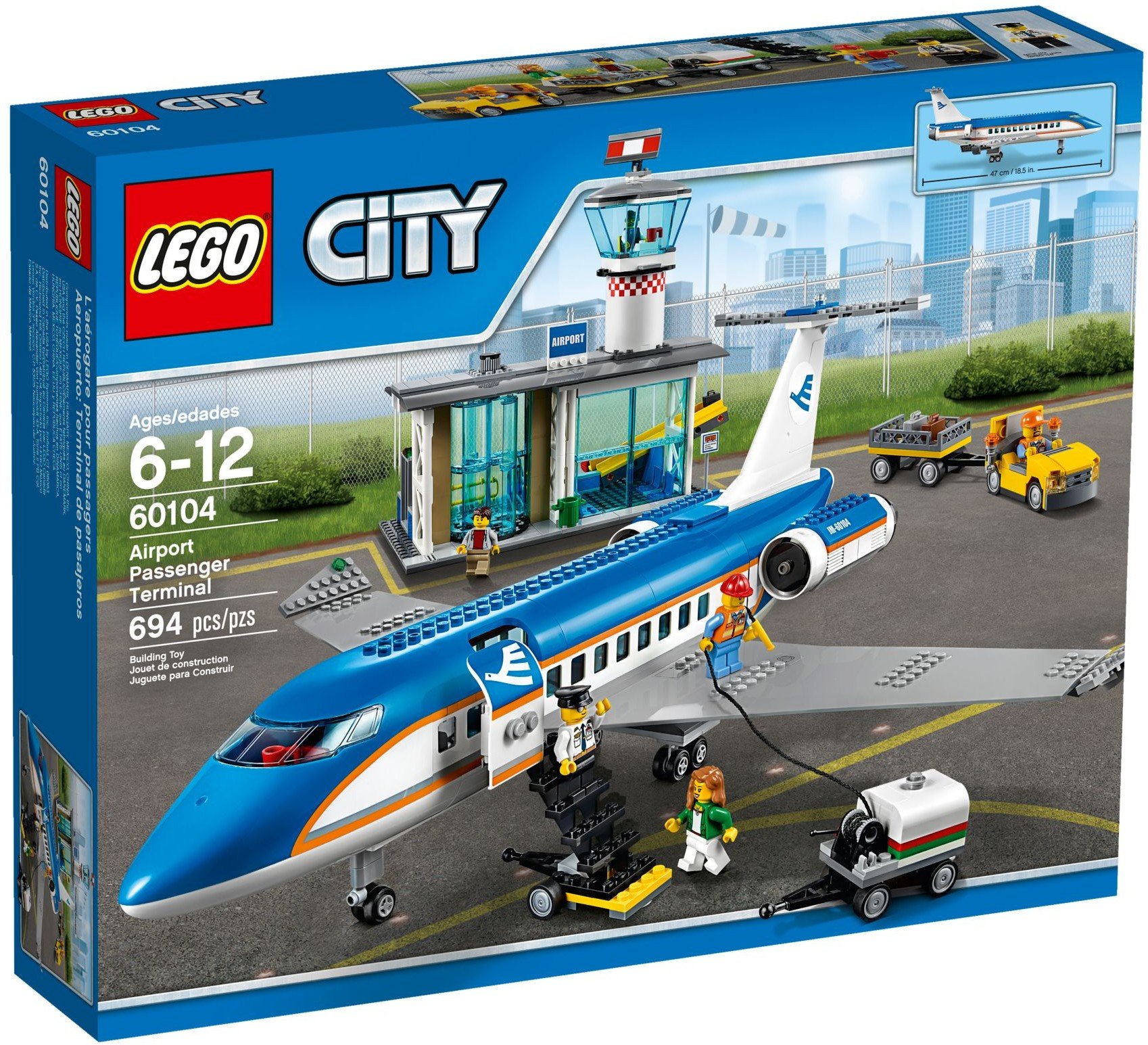 か City 60104 レゴシティ空港ターミナルと旅客機